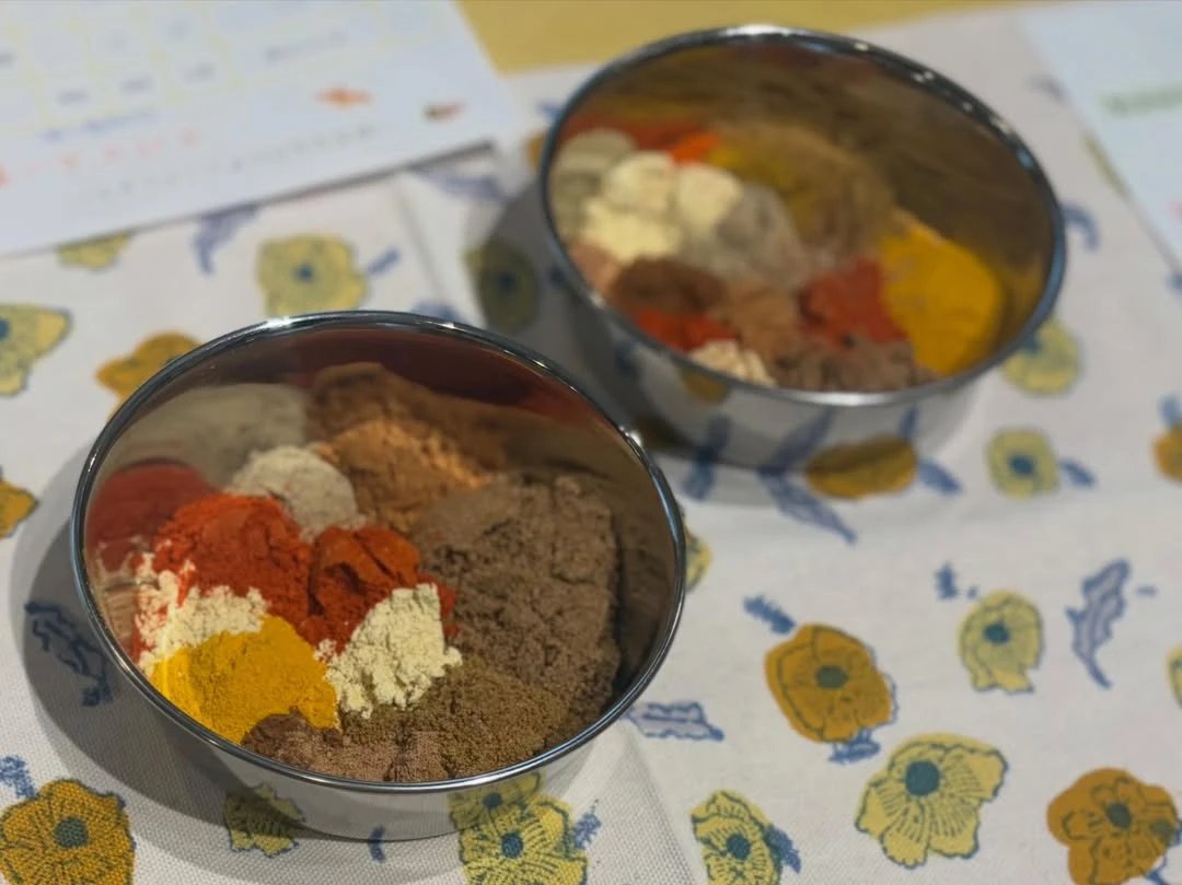 器に用意されたスパイス